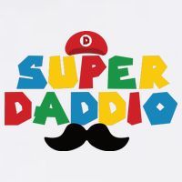 Super Daddio Gamer Dad Moustache Cooling Performance Crew T-Shirt