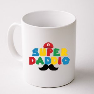 Super Daddio Gamer Dad Moustache Coffee Mug