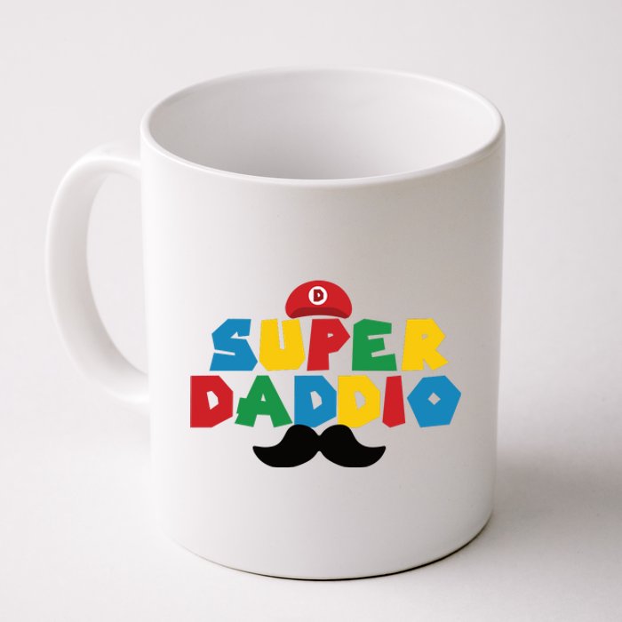 Super Daddio Gamer Dad Moustache Coffee Mug