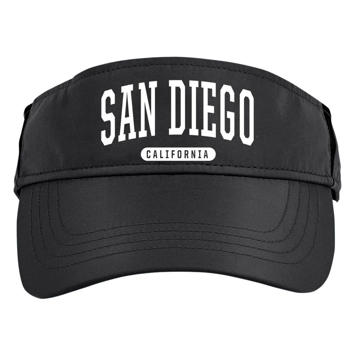 San Diego Gift College University Style Sd Ca Adult Drive Performance Visor