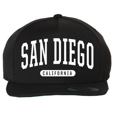 San Diego Gift College University Style Sd Ca Wool Snapback Cap