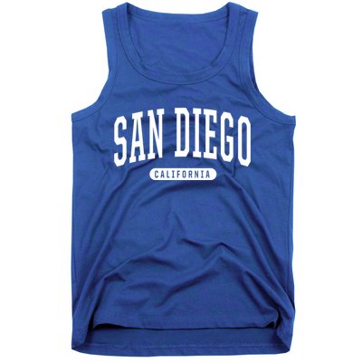 San Diego Gift College University Style Sd Ca Tank Top