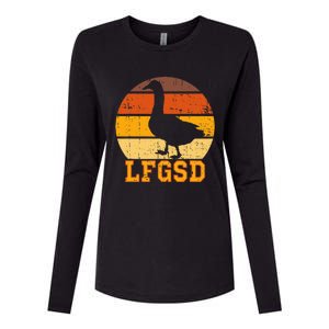 San Diego Goose San Diego Rally Goose Womens Cotton Relaxed Long Sleeve T-Shirt