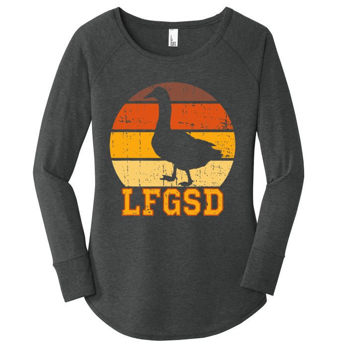 San Diego Goose San Diego Rally Goose Women's Perfect Tri Tunic Long Sleeve Shirt