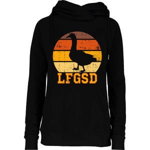 San Diego Goose San Diego Rally Goose Womens Funnel Neck Pullover Hood