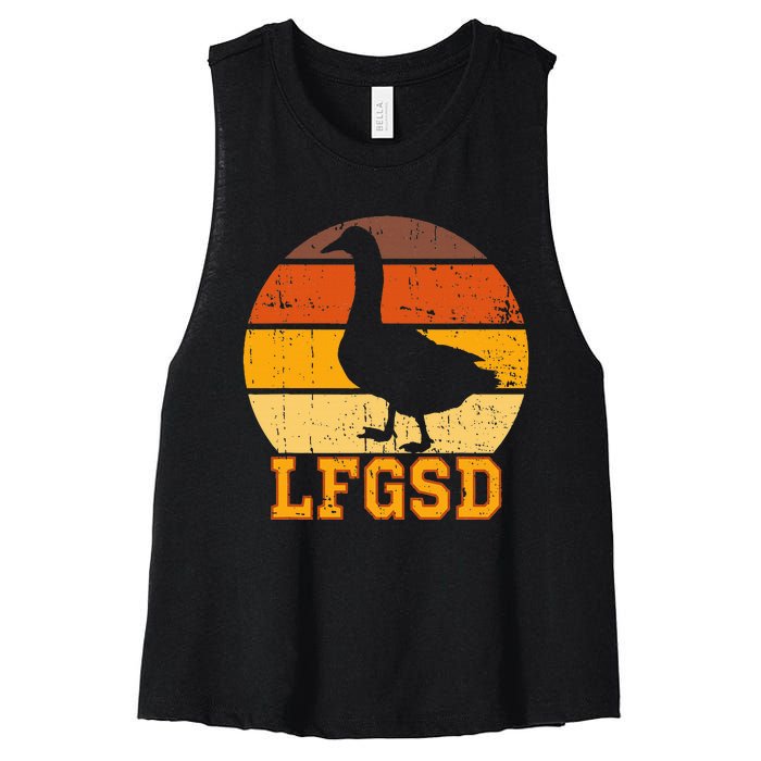 San Diego Goose San Diego Rally Goose Women's Racerback Cropped Tank