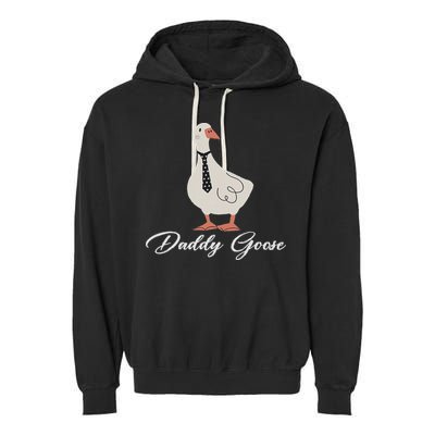 Silly Daddy Goose And Silly Mama Goose Matching Goose Family Garment-Dyed Fleece Hoodie