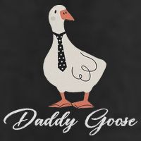 Silly Daddy Goose And Silly Mama Goose Matching Goose Family 7 Panel Mesh Trucker Snapback Hat