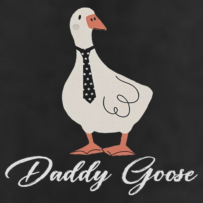 Silly Daddy Goose And Silly Mama Goose Matching Goose Family 7 Panel Mesh Trucker Snapback Hat