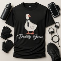 Silly Daddy Goose And Silly Mama Goose Matching Goose Family Cooling Performance Crew T-Shirt