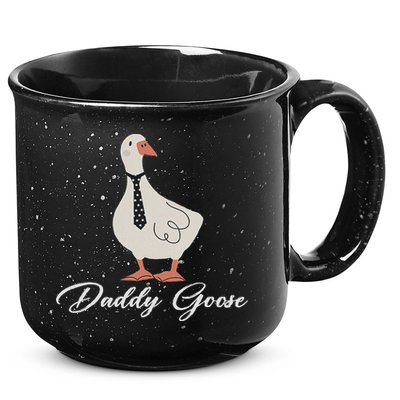 Silly Daddy Goose And Silly Mama Goose Matching Goose Family 15oz Campfire Ceramic Mug