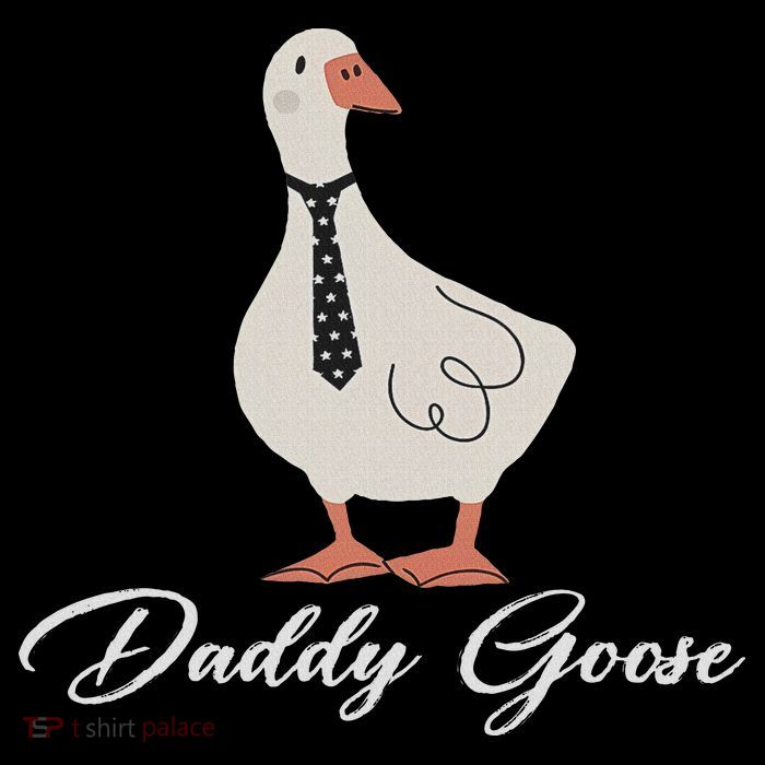 Silly Daddy Goose And Silly Mama Goose Matching Goose Family Drawstring Bag