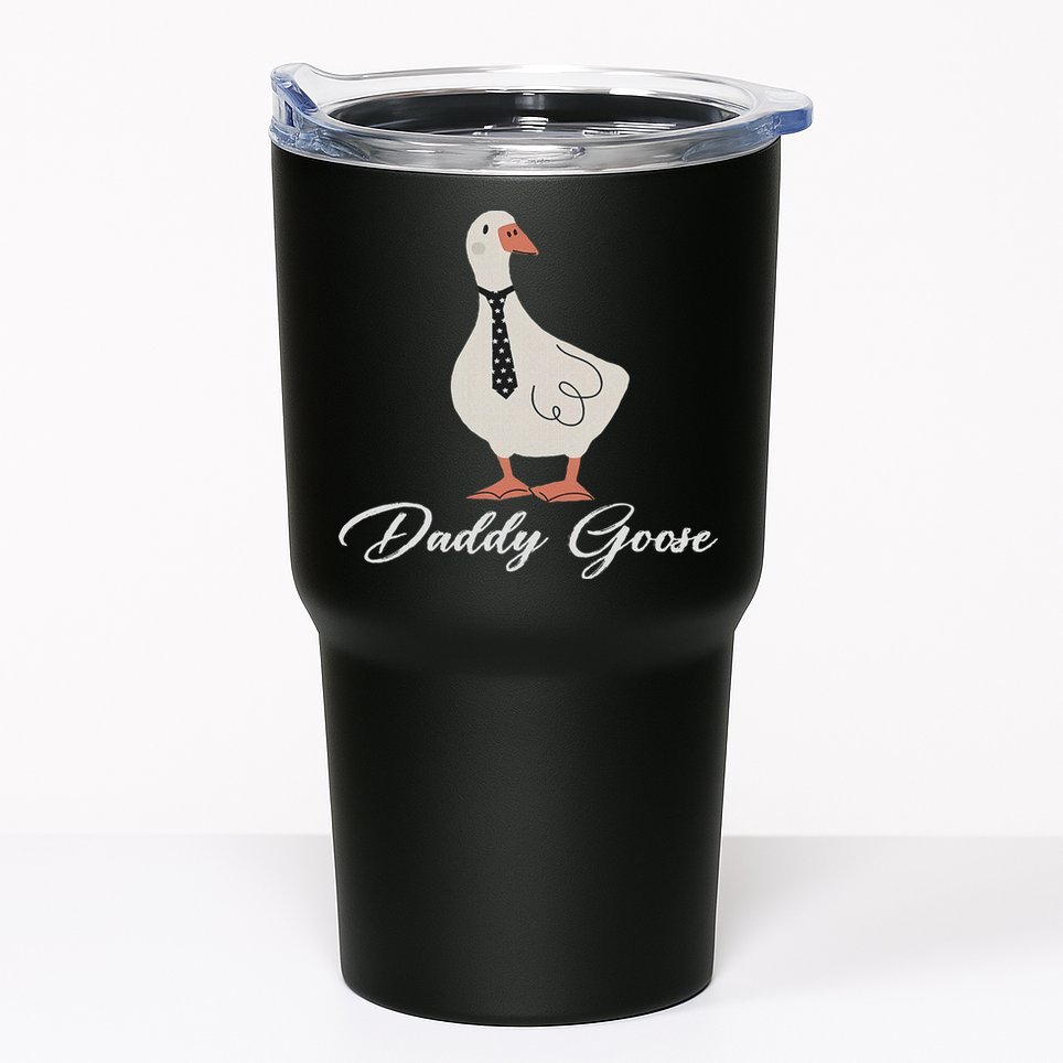 Silly Daddy Goose And Silly Mama Goose Matching Goose Family Tumbler