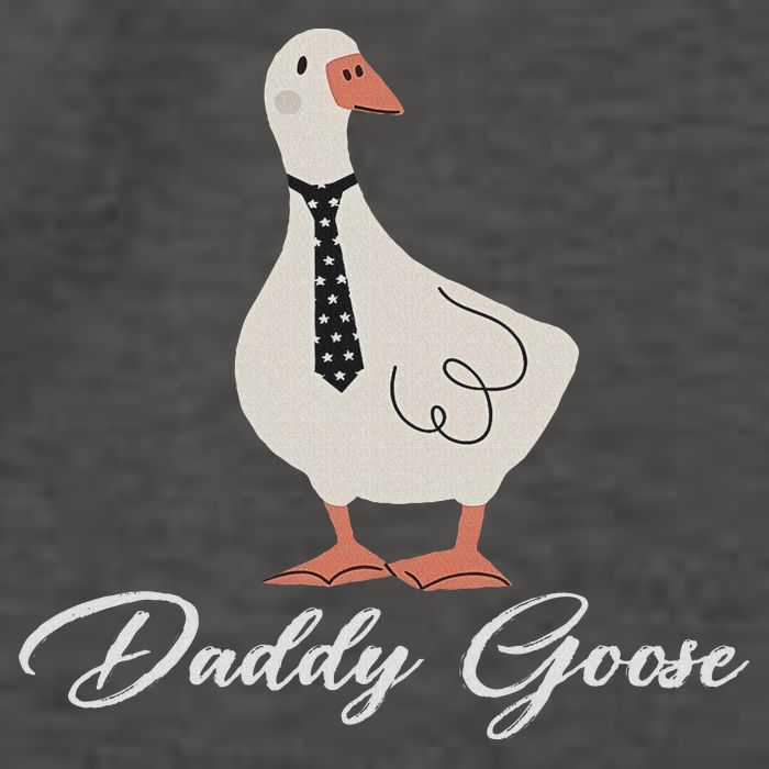 Silly Daddy Goose And Silly Mama Goose Matching Goose Family Vector Backpack