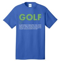 Sport Definition Golf Great Gift Tall T-Shirt