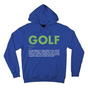 Sport Definition Golf Great Gift Tall Hoodie