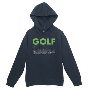 Sport Definition Golf Great Gift Urban Pullover Hoodie