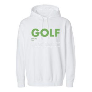 Sport Definition Golf Great Gift Garment-Dyed Fleece Hoodie