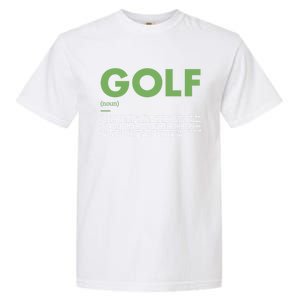 Sport Definition Golf Great Gift Garment-Dyed Heavyweight T-Shirt