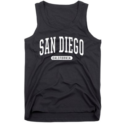 San Diego Great Gift College University Style Sd Ca Tank Top