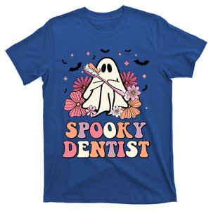 Spooky Dentist Ghost Halloween Dental Trick Or Teeth Gift T-Shirt