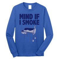 Smoking Dad Grilling Meat Bbq Smoker Food Griller Gift Long Sleeve Shirt