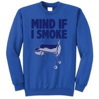 Smoking Dad Grilling Meat Bbq Smoker Food Griller Gift Tall Sweatshirt