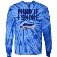 Smoking Dad Grilling Meat Bbq Smoker Food Griller Gift Tie-Dye Long Sleeve Shirt