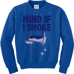 Smoking Dad Grilling Meat Bbq Smoker Food Griller Gift Kids Sweatshirt