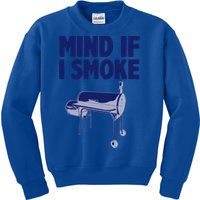 Smoking Dad Grilling Meat Bbq Smoker Food Griller Gift Kids Sweatshirt