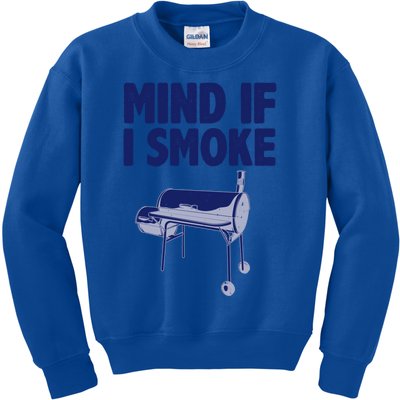 Smoking Dad Grilling Meat Bbq Smoker Food Griller Gift Kids Sweatshirt