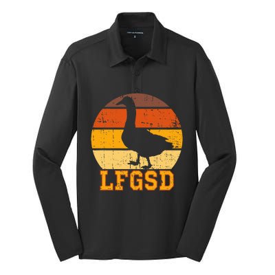 San Diego Goose San Diego Rally Goose Silk Touch Performance Long Sleeve Polo