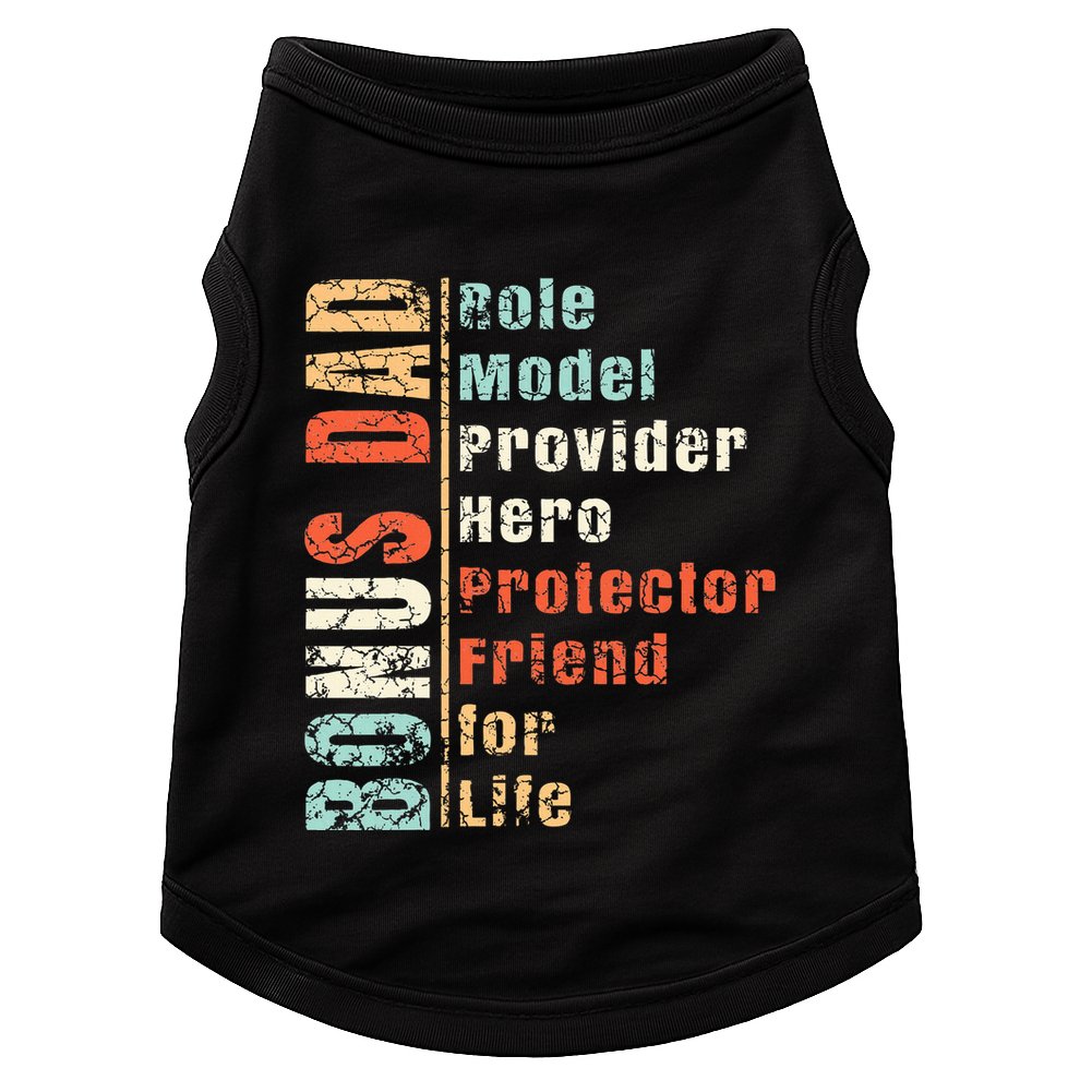 Step Dad Gift Best Bonus Dad Ever For Stepdad Doggie Tank