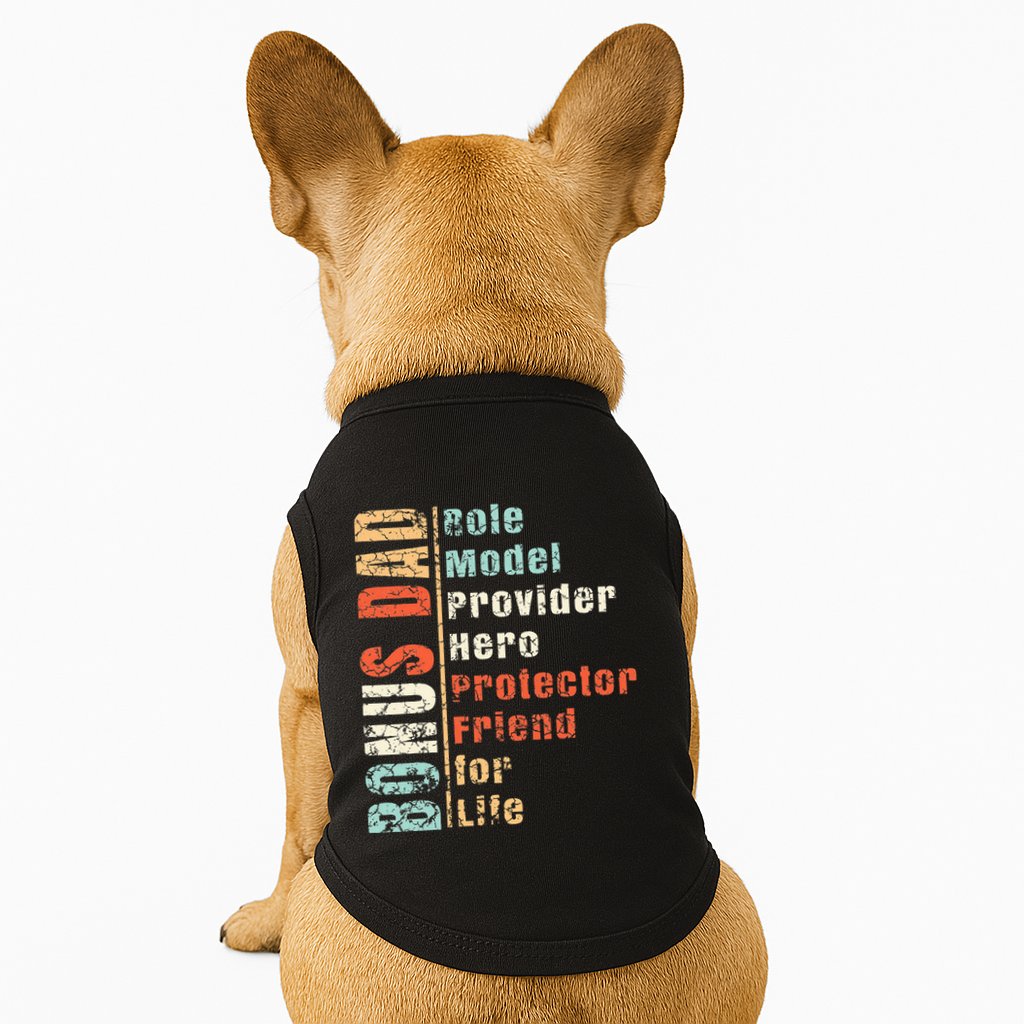 Step Dad Gift Best Bonus Dad Ever For Stepdad Doggie Tank