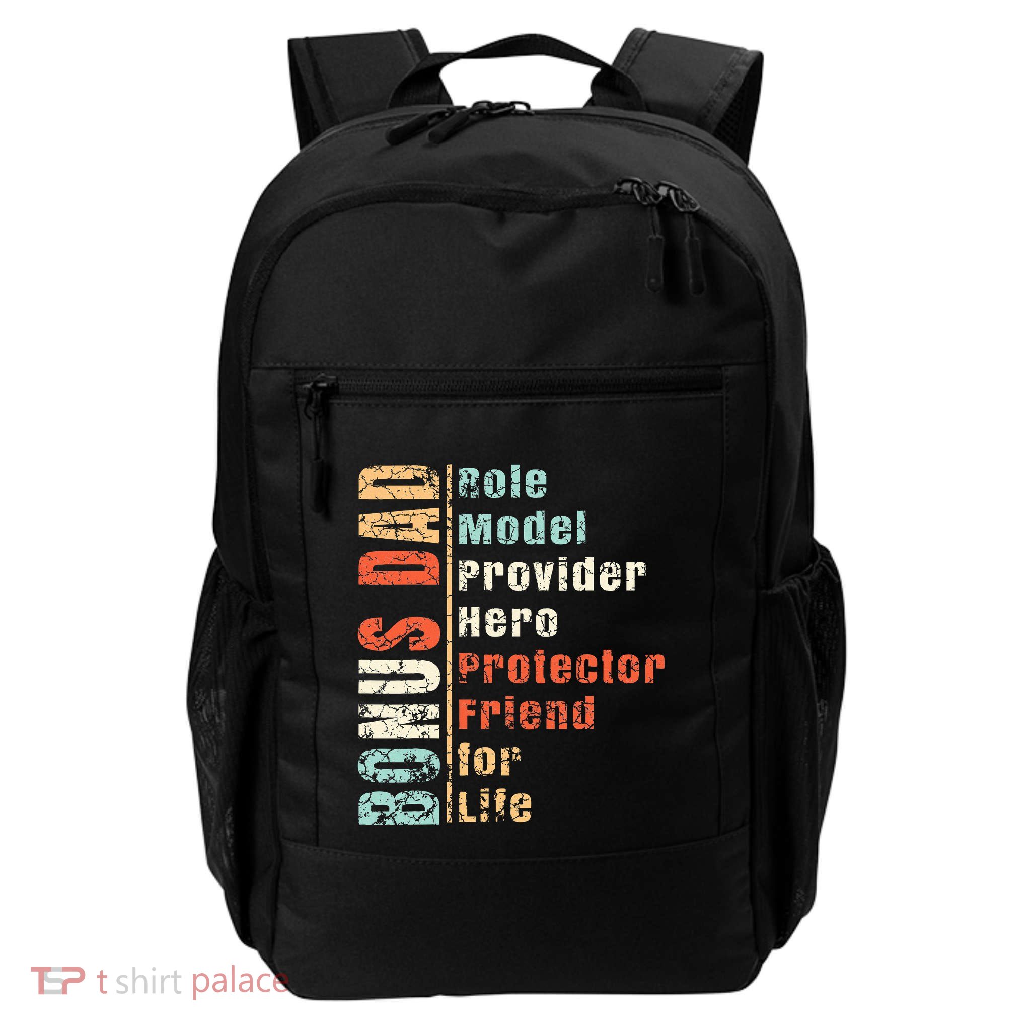 Step Dad Gift Best Bonus Dad Ever For Stepdad Backpack