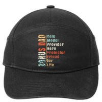 Step Dad Gift Best Bonus Dad Ever For Stepdad 7-Panel Snapback Hat