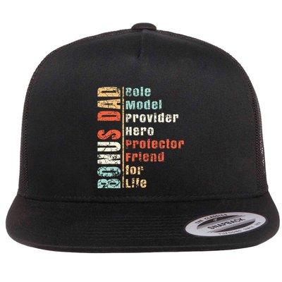 Step Dad Gift Best Bonus Dad Ever For Stepdad Flatbill Hat