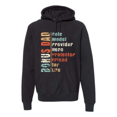 Step Dad Gift Best Bonus Dad Ever For Stepdad Premium Hoodie