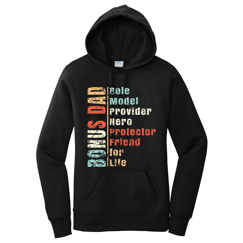 Step Dad Gift Best Bonus Dad Ever For Stepdad Women's Pullover Hoodie