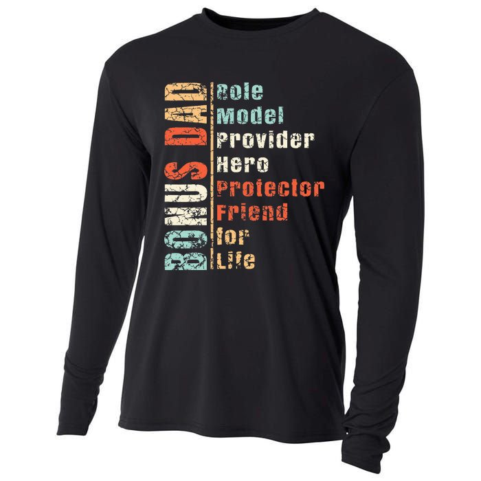 Step Dad Gift Best Bonus Dad Ever For Stepdad Cooling Performance Long Sleeve Crew