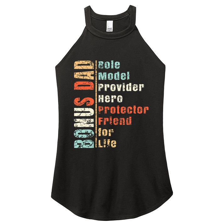 Step Dad Gift Best Bonus Dad Ever For Stepdad Women's Perfect Tri Rocker Tank