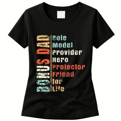 Step Dad Gift Best Bonus Dad Ever For Stepdad Womens T-Shirt