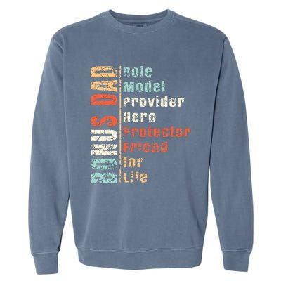 Step Dad Gift Best Bonus Dad Ever For Stepdad Garment-Dyed Sweatshirt