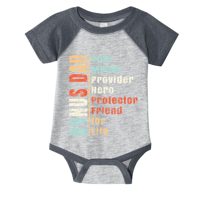 Step Dad Gift Best Bonus Dad Ever For Stepdad Infant Baby Jersey Bodysuit