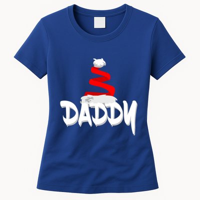 Santa Dad Gift Xmas Pajamas Pj Daddy Christmas Gift Womens T-Shirt
