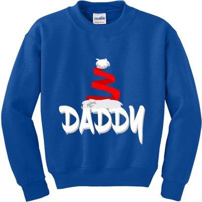 Santa Dad Gift Xmas Pajamas Pj Daddy Christmas Gift Kids Sweatshirt