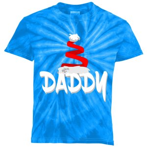 Santa Dad Gift Xmas Pajamas Pj Daddy Christmas Gift Kids Tie-Dye T-Shirt