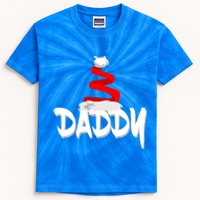 Santa Dad Gift Xmas Pajamas Pj Daddy Christmas Gift Kids Tie-Dye T-Shirt