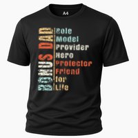 Step Dad Gift Best Bonus Dad Ever For Stepdad Cooling Performance Crew T-Shirt