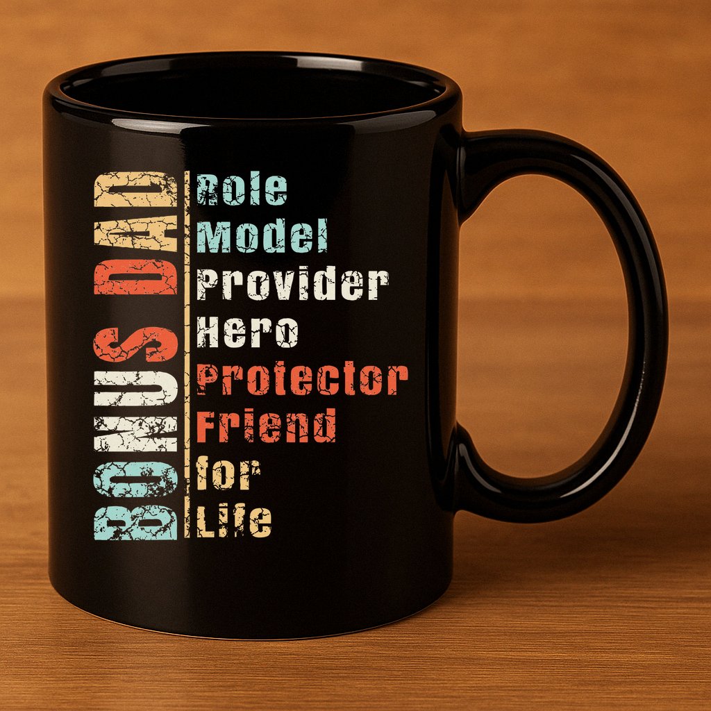 Step Dad Gift Best Bonus Dad Ever For Stepdad 11oz C Handle Ceramic Mug